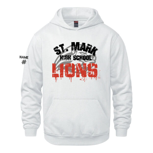 Vault Youth Distressed Printed Hoodie Thumbnail