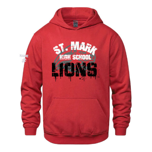 Vault Youth Distressed Printed Hoodie Thumbnail