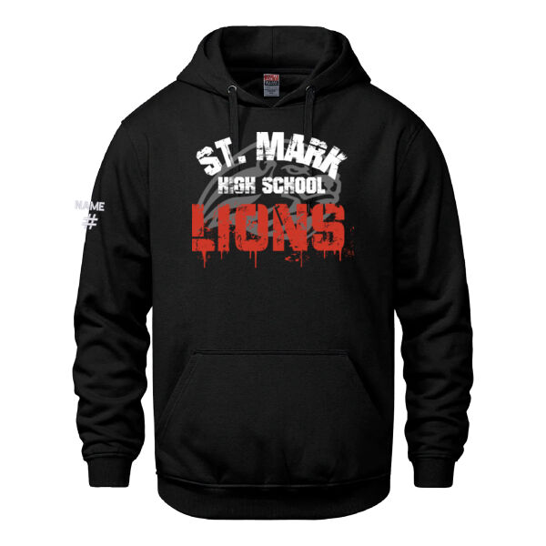 Vault Unisex Distressed Printed Hoodie Thumbnail