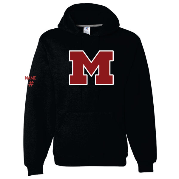 Russel Athletic Unisex "M" Twill Hooded Sweatshirt Thumbnail